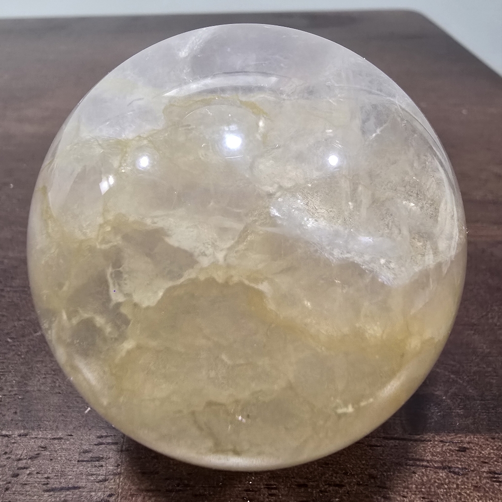 Citrine Crystal Sphere 58mm - Picture 1 of 17